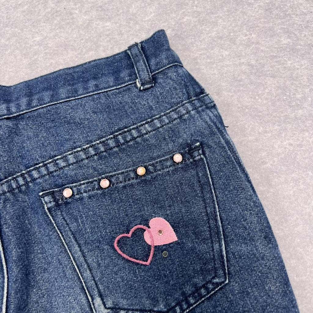 Vintage 2001 Warner Bros. Studio Store Tweety Bird Y2K Bootcut Jeans Youth 10