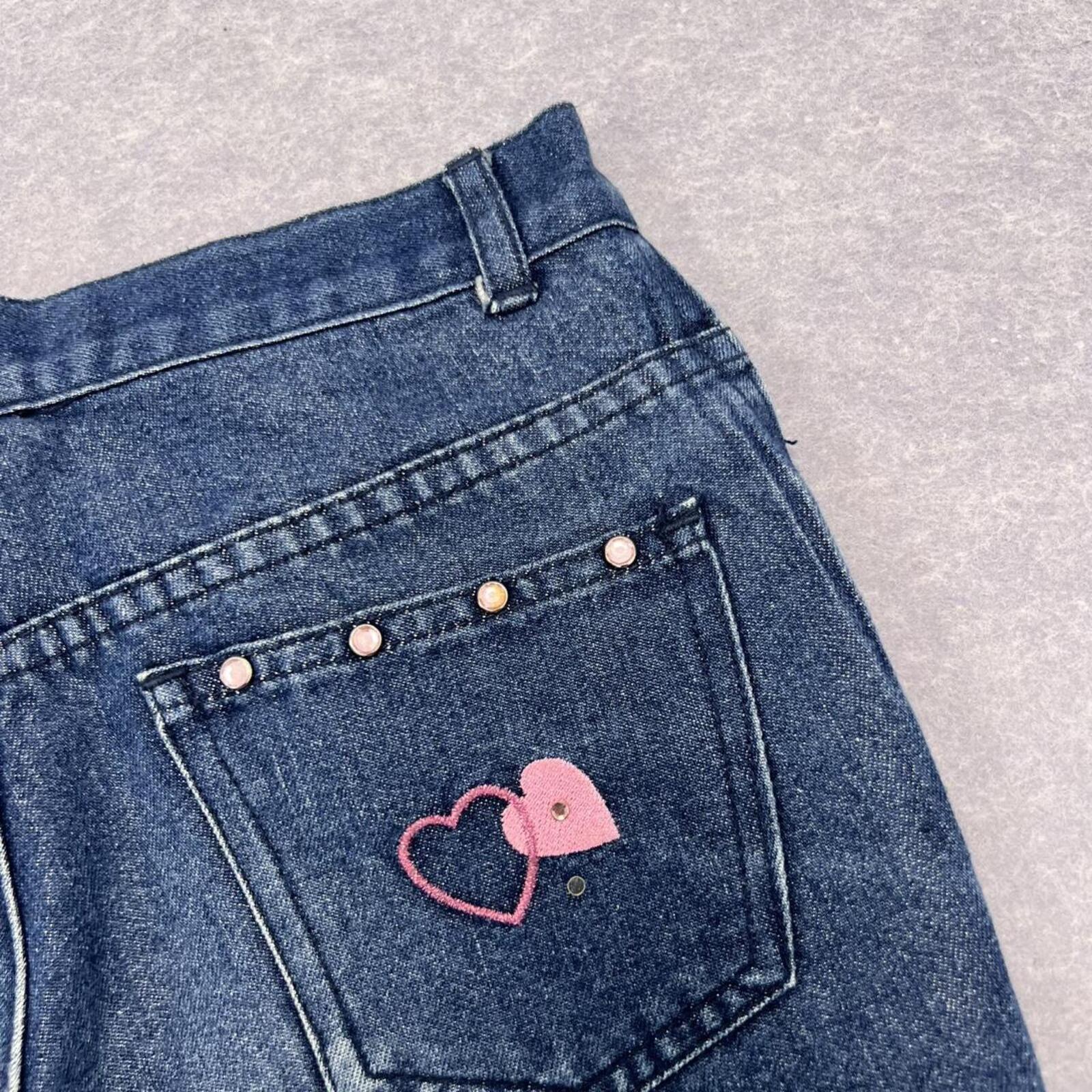Vintage 2001 Warner Bros. Studio Store Tweety Bird Y2K Bootcut Jeans Youth 10