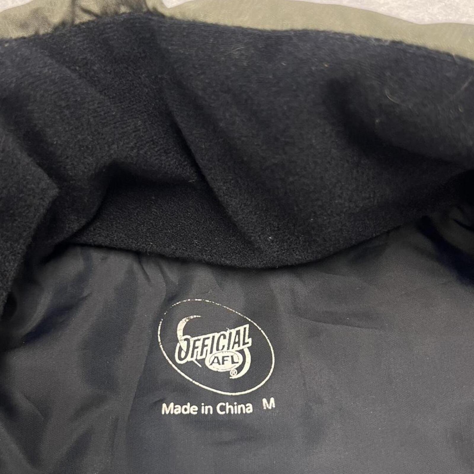 Adelaide Crows Official AFL Men's Feather Down Puffer Vest Navy & Grey Medium