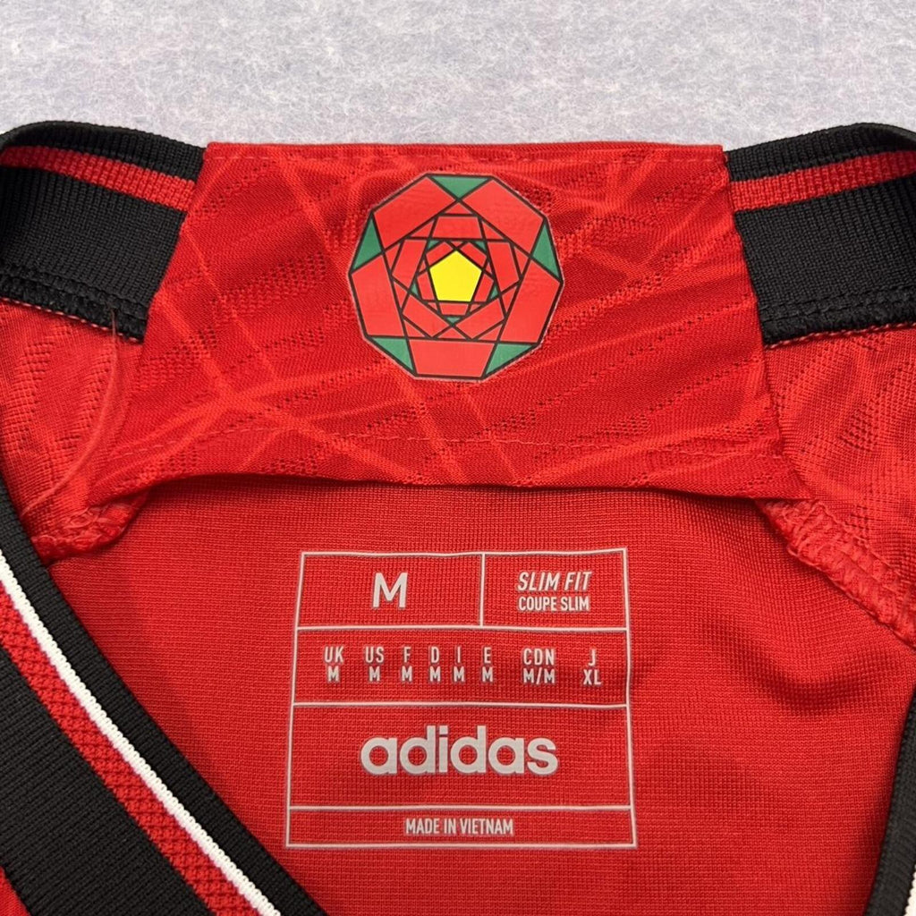 2023/24 Manchester United Adidas Authentic Home Jersey #8 Bruno Fernandes Medium