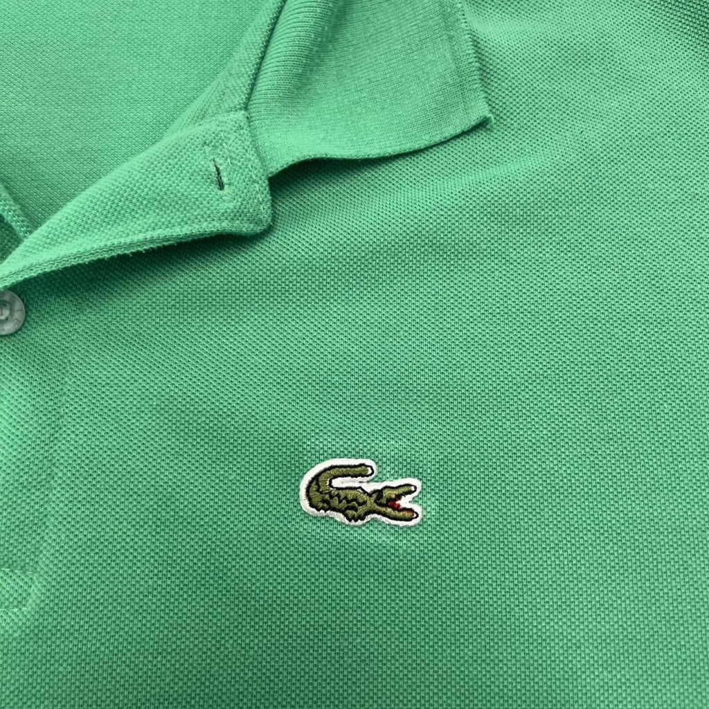 Vintage 90's Lacoste Men's Green Preppy Y2K Polo Shirt Classic Fit Size 6 XL