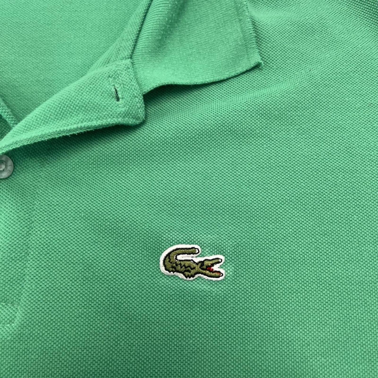 Vintage 90's Lacoste Men's Green Preppy Y2K Polo Shirt Classic Fit Size 6 XL