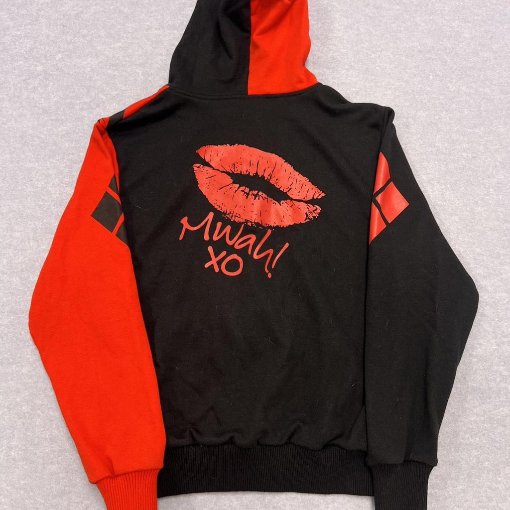 Vintage Harley Quinn Movie World Full Zip Graphic AOP Hoodie – Women’s Medium
