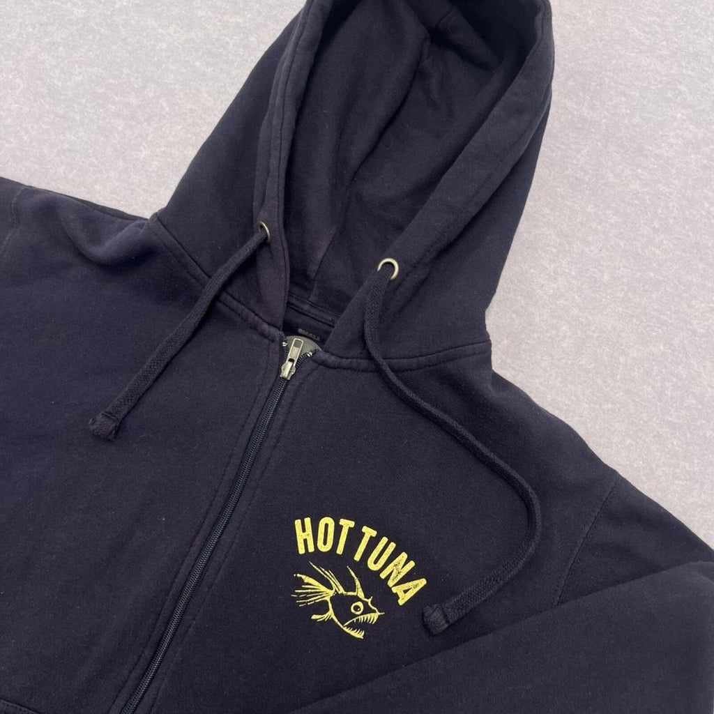 Vintage Hot Tuna Surf Wear Australia Men’s Navy Blue Full Zip Hoodie Y2K Small