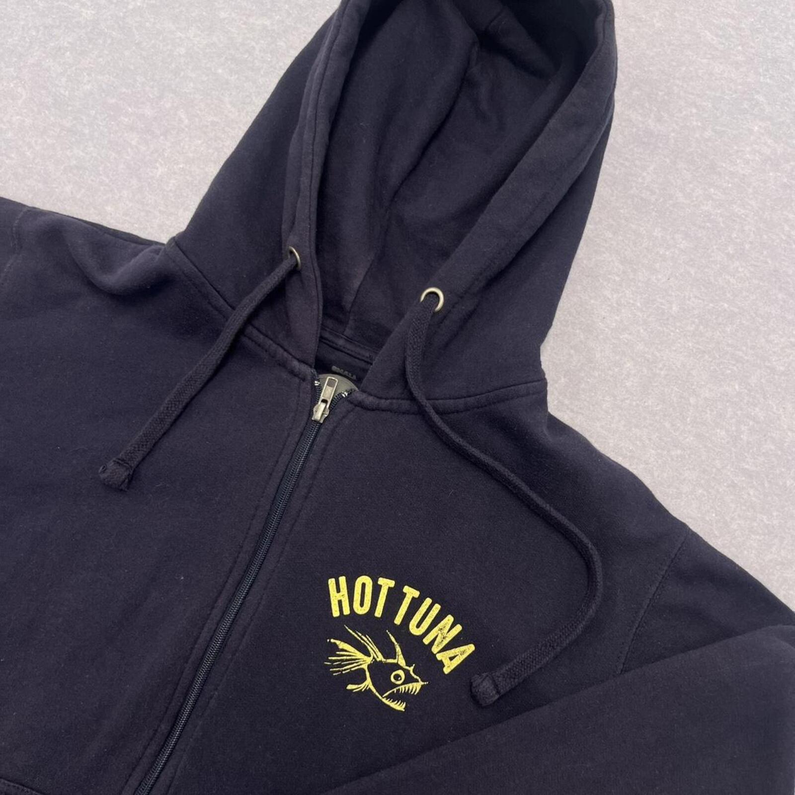 Vintage Hot Tuna Surf Wear Australia Men’s Navy Blue Full Zip Hoodie Y2K Small