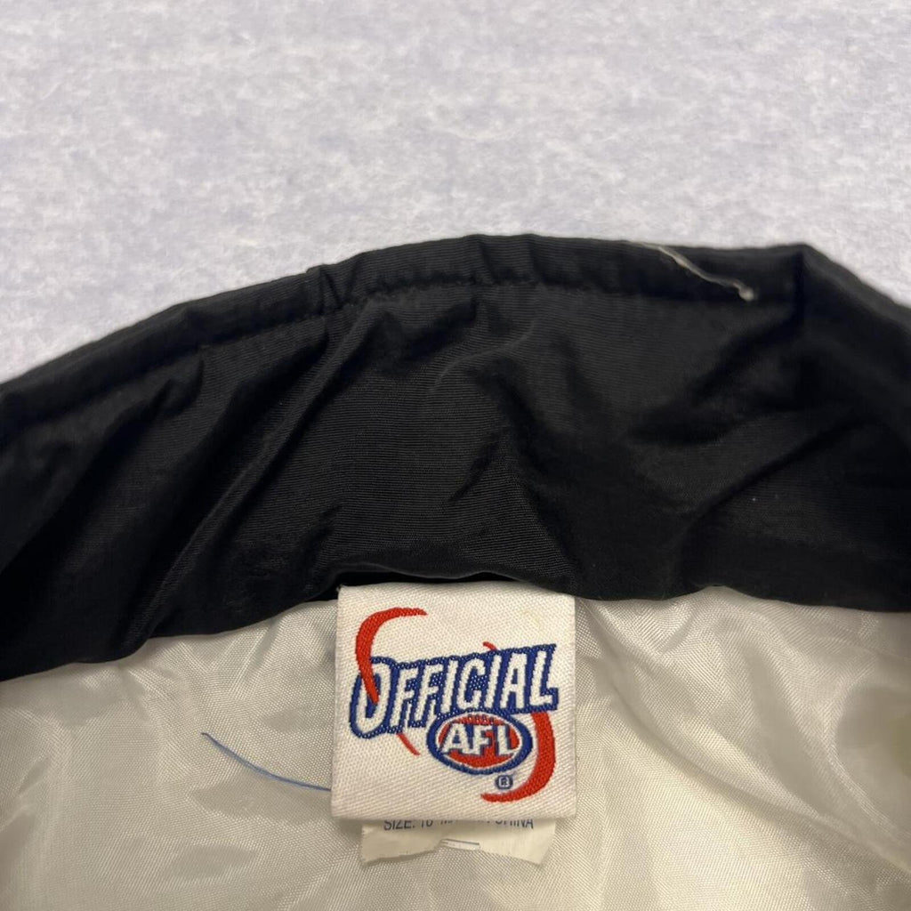 Vintage St Kilda AFL Multi-Signature Puffer Jacket Y2K Women’s Size 16