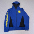 Golden State Warriors Official NBA Full Zip Hooded Warmup Track Jacket Sz XL