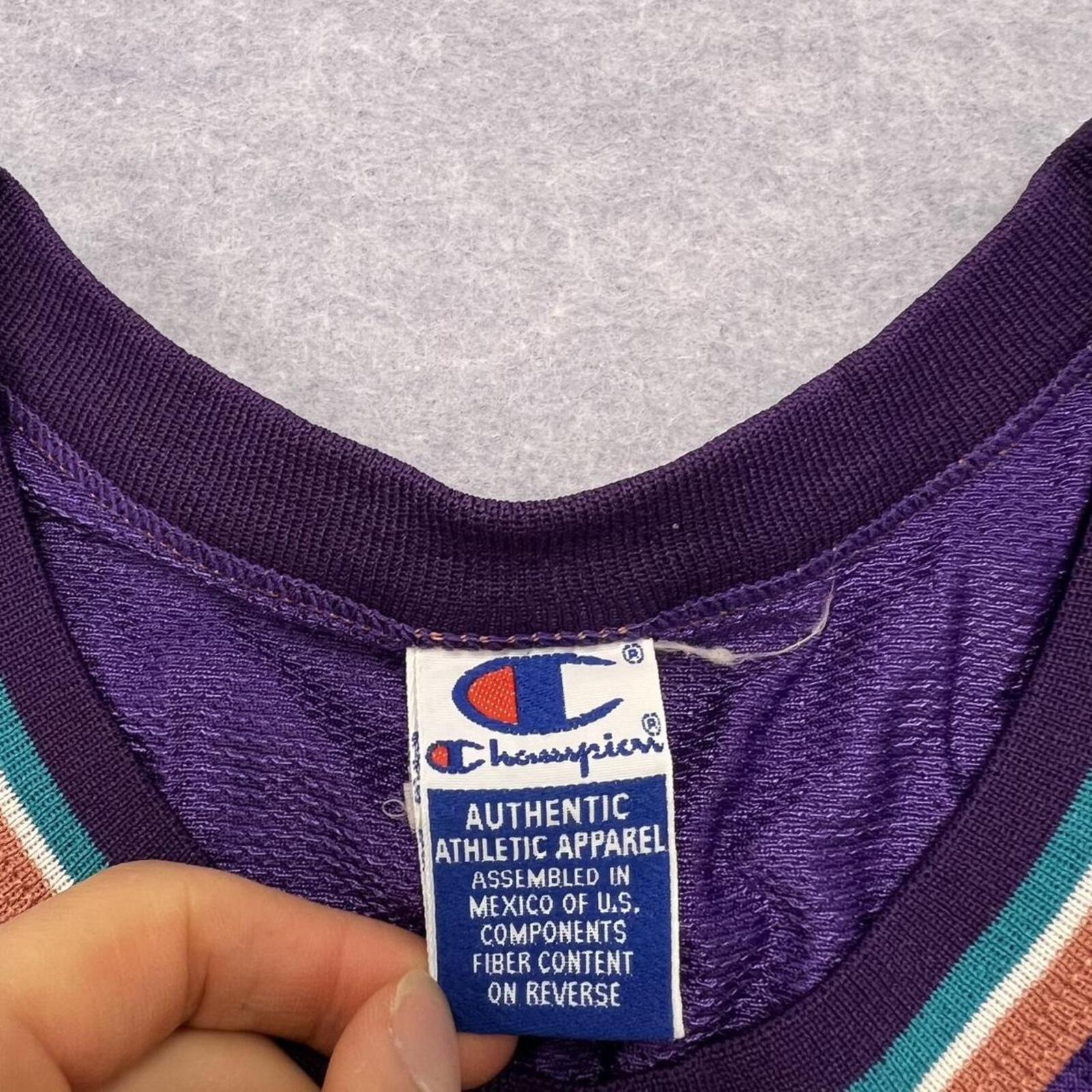 Vintage Champion NBA Utah Jazz Karl Malone No.32 Jersey Youth XL 18-20 / Men's S