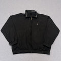 Vintage Champion USA Men's Black Windbreaker Track Jacket Y2K XL