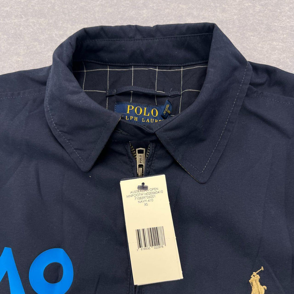 Polo Ralph Lauren Australian Open AO Navy Full Zip Jacket Preppy BNWT Men's XS