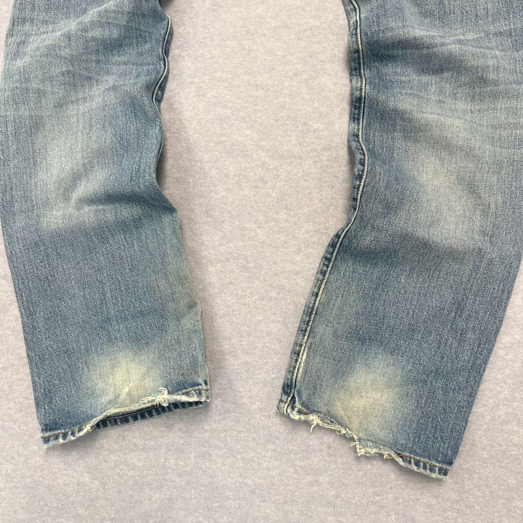 Vintage Levi’s 501 Y2K Light Wash Denim Jeans Button Fly W29 L32 Made In 2000