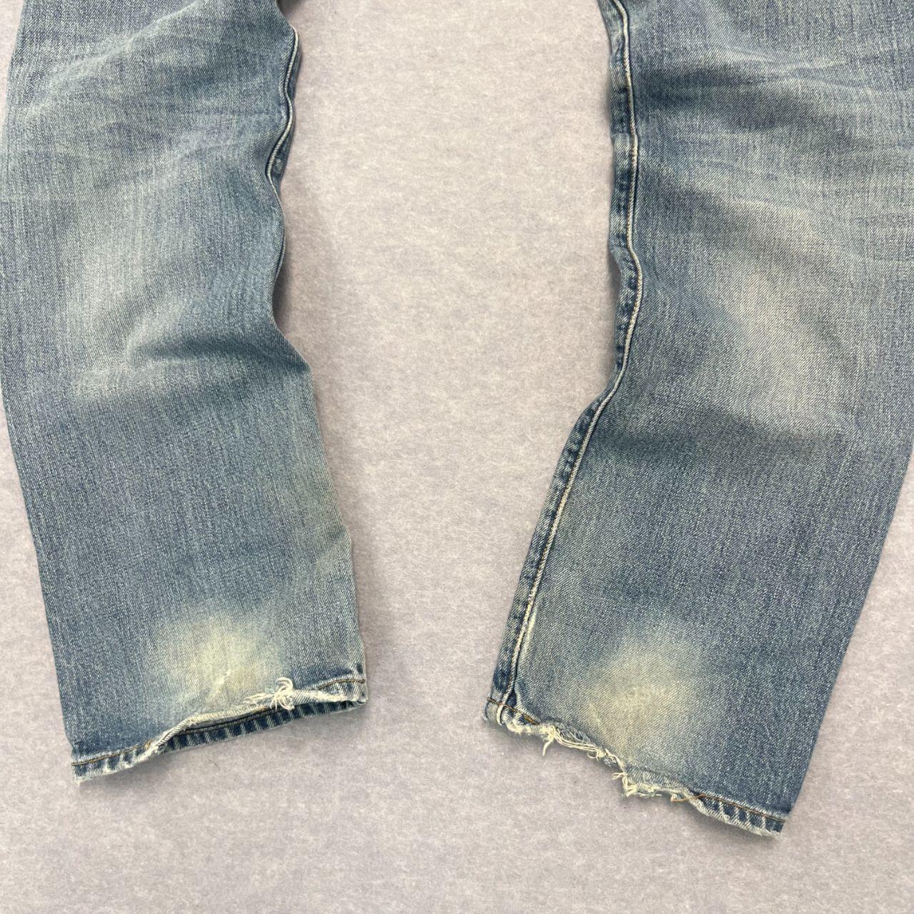 Vintage Levi’s 501 Y2K Light Wash Denim Jeans Button Fly W29 L32 Made In 2000