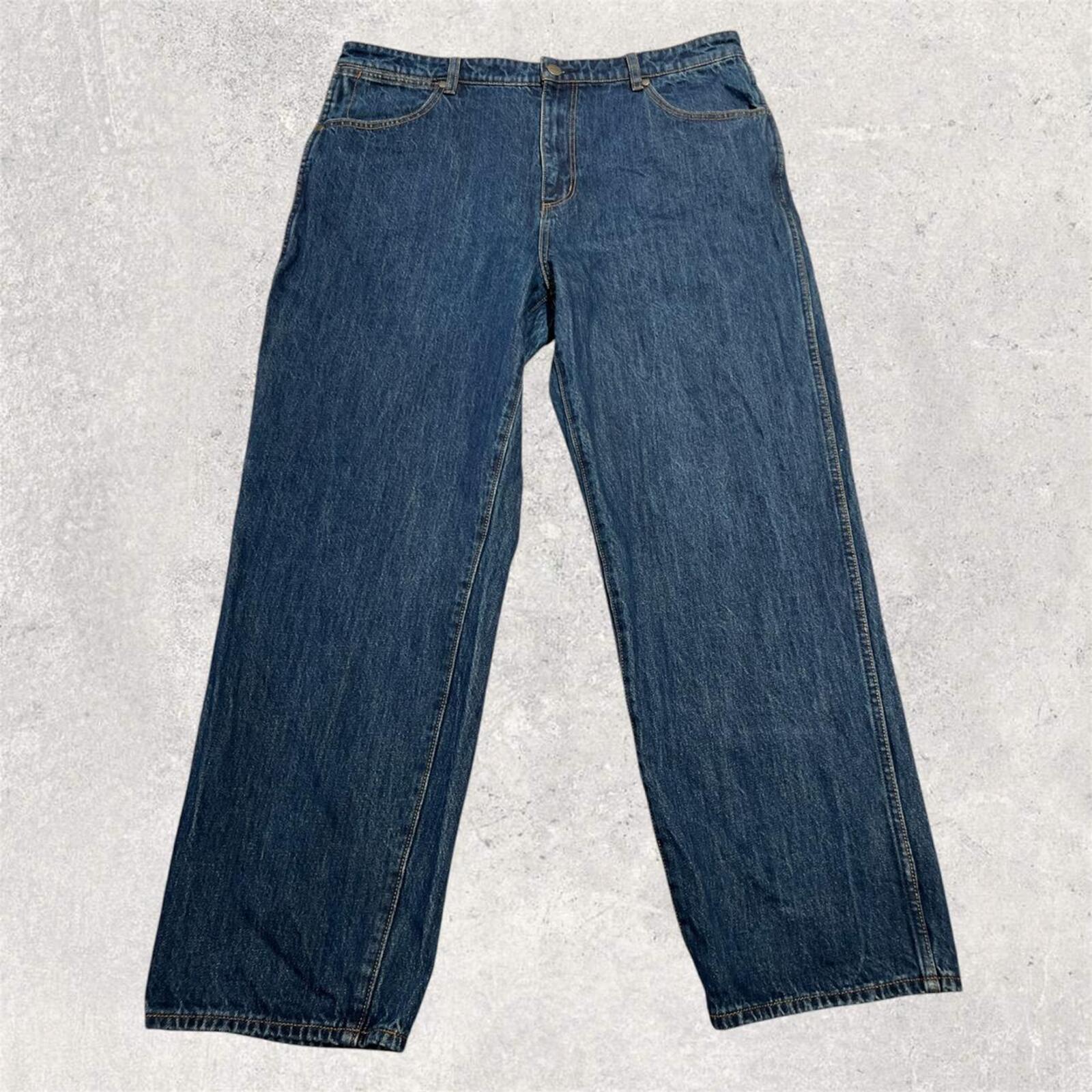 Wrangler x Better Beer Men's “SLAKER”  RARE Collab Carpenter Denim Jeans Skater Streetwear Size W36”