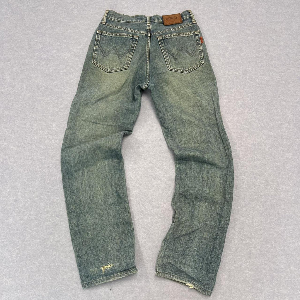 Vintage Edwin 1503 Japanese Denim Distressed Y2K Jeans W29 L