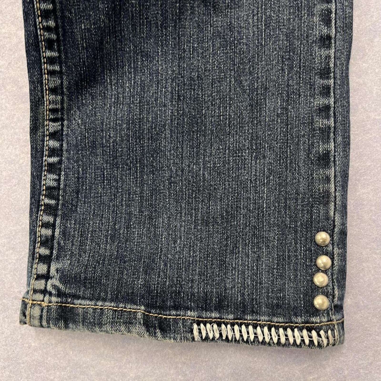 Vintage Cowgirl Tuff Chrome Gypsy Jeans Bootcut Embroidered Y2K Women’s W27 L35