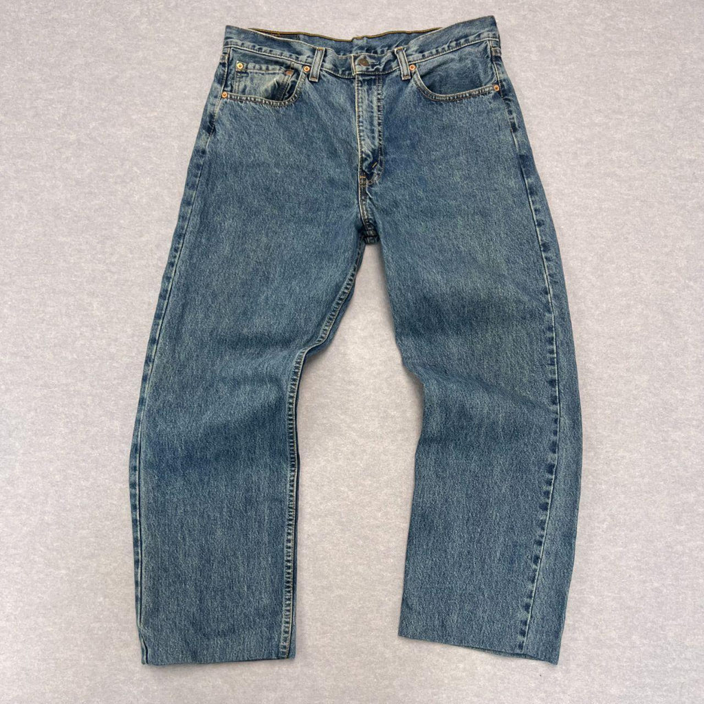 Vintage 2002 Levi's 512 Made In Australia Dark Wash Denim Straight Jeans W36 L34