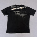 Vintage Jay Jays Men's Black Insection Graffiti Graphic Grunge Emo Tee XXL Y2K Streetwear