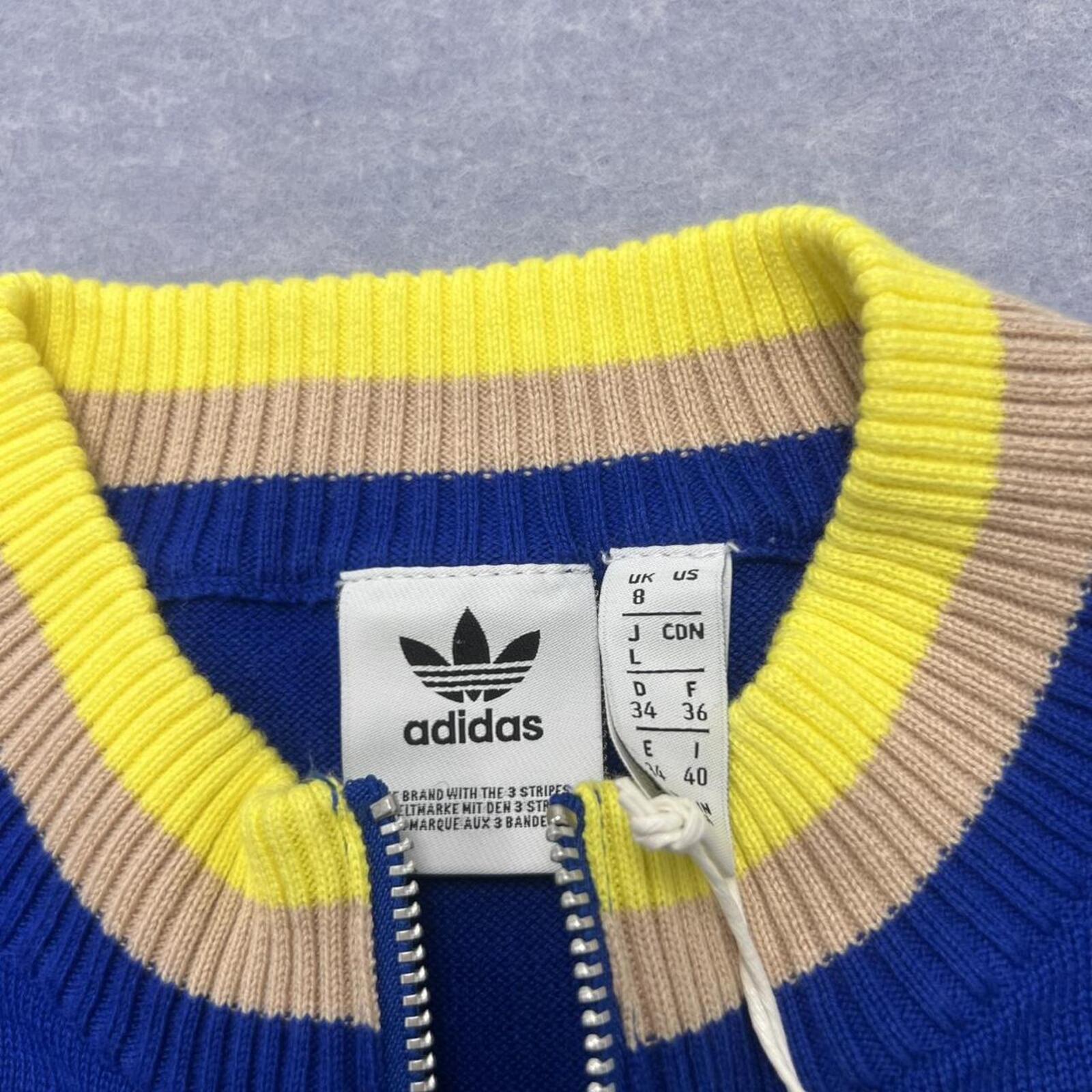 Adidas Originals Team Adidas 1972 Retro Fashion League 1/4 Zip Knit Medium NWT