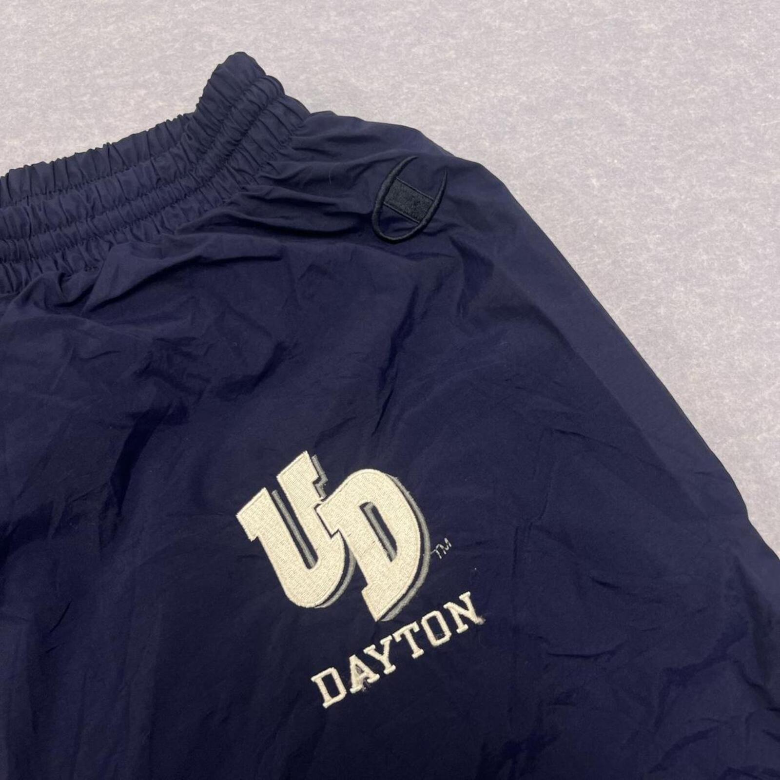 Vintage 90s Champion University of Dayton Flyers Navy Baggy Track Pants XL
