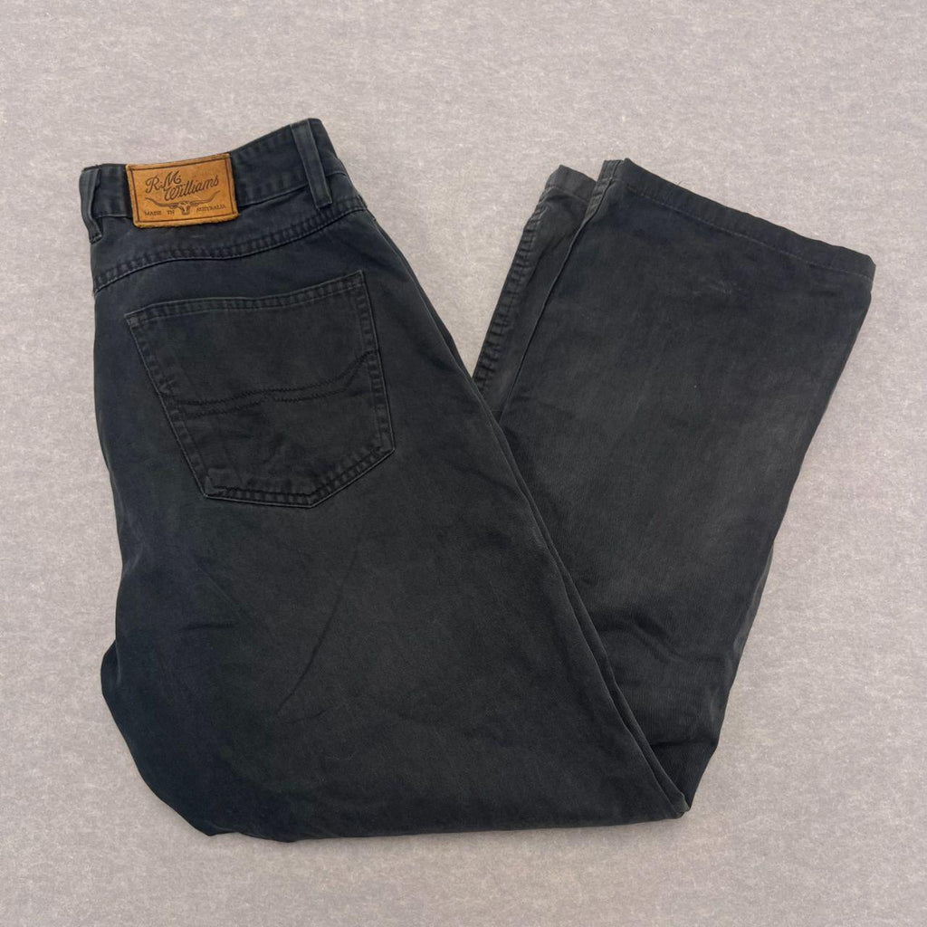 Vintage R.M. Williams Navy Blue Chino Trousers TJ781 Old Money Men's W34R