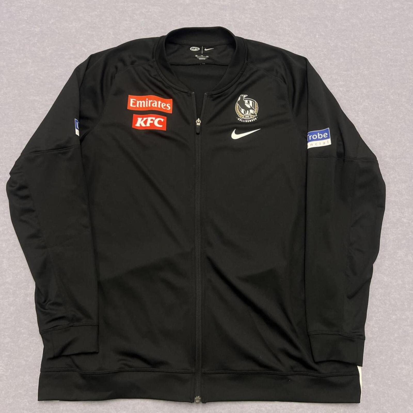 Nike AFL Collingwood Magpies Men's Black Full Zip Track Jacket XXL