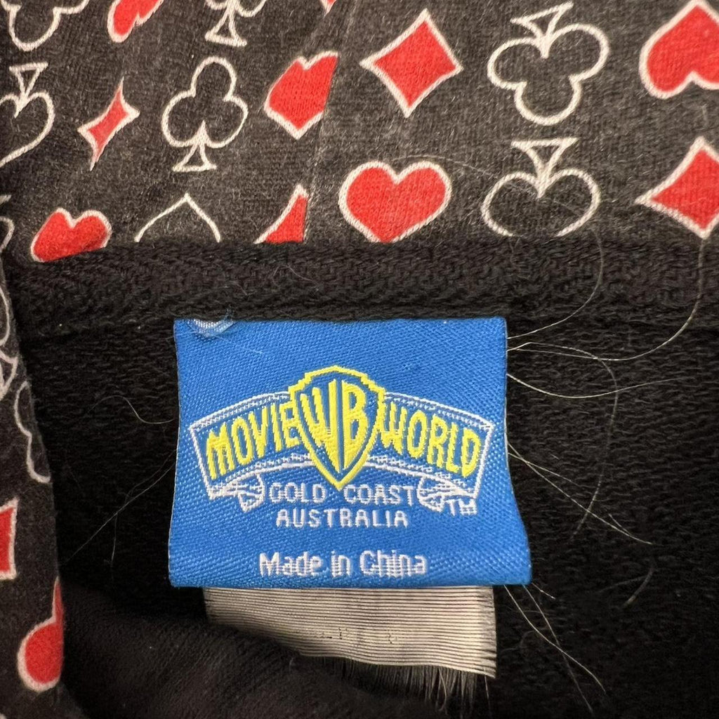 Vintage Harley Quinn Movie World Full Zip Graphic AOP Hoodie – Women’s Medium