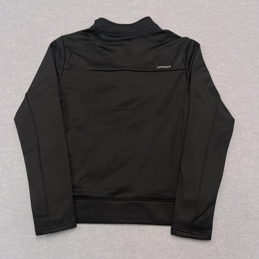 Spyder Performance Men’s Lightweight Black Quarter Zip Fleece Jumper Medium