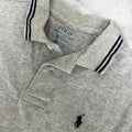 Polo Ralph Lauren Grey & Navy Blue Twin Tipped Dress Polo Youth Boys Small (8)