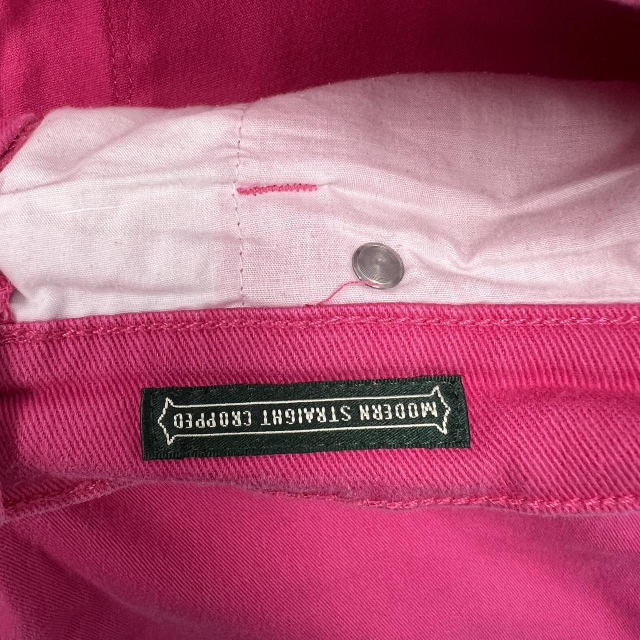 Vintage Lauren Ralph Lauren Pink Modern Straight Cropped Jeans Women’s Size 10