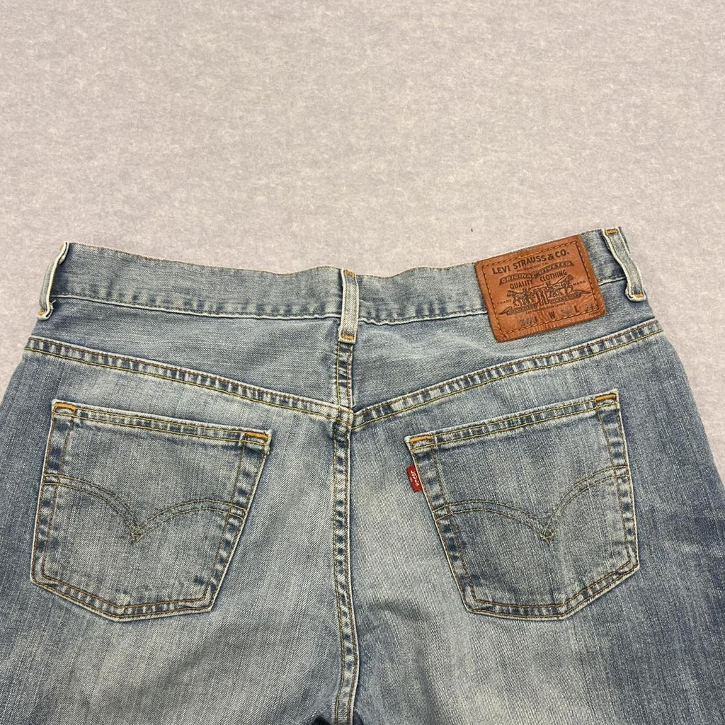 Vintage 2008 Levi's 503 Bootcut Jeans Light Wash Stretch Denim Y2K Mens W34 L34