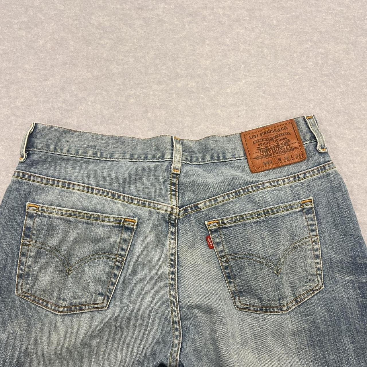 Vintage 2008 Levi's 503 Bootcut Jeans Light Wash Stretch Denim Y2K Mens W34 L34