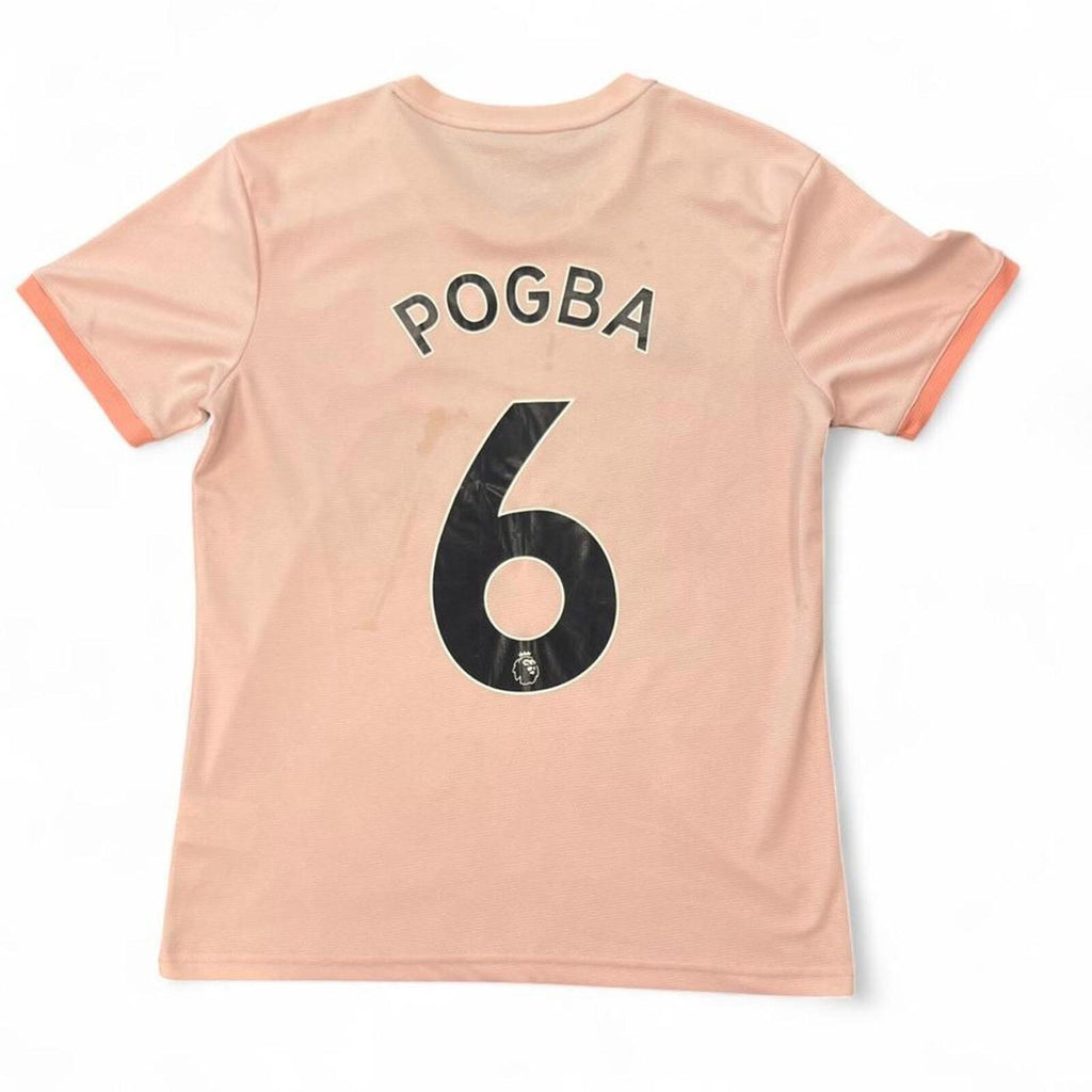Adidas Manchester United Paul Pogba #6 Away Jersey 2018/19 Pink Men’s Small