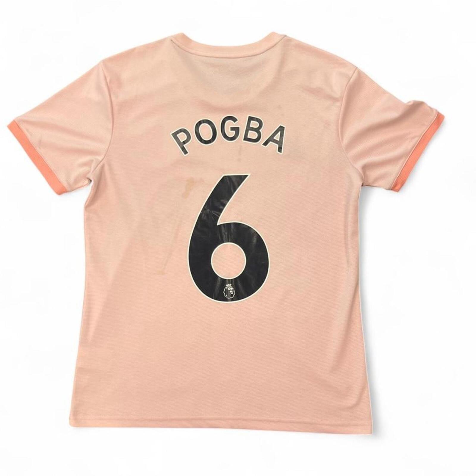 Adidas Manchester United Paul Pogba #6 Away Jersey 2018/19 Pink Men’s Small