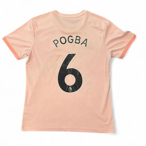 Adidas Manchester United Paul Pogba #6 Away Jersey 2018/19 Pink Men’s Small