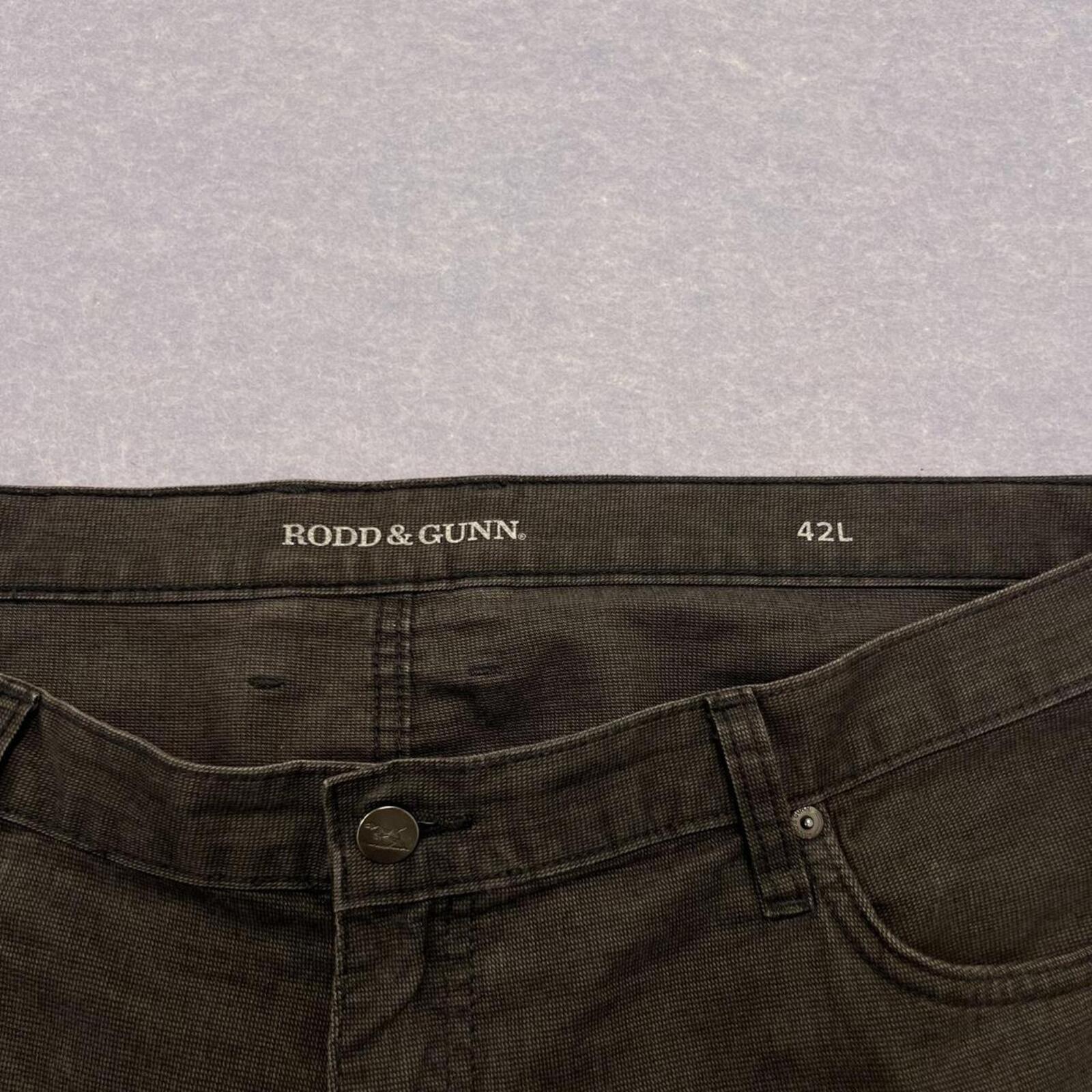 Vintage Rodd & Gunn Mens Charcoal Grey Coal Neilson Jeans Pants VJ0360 42L