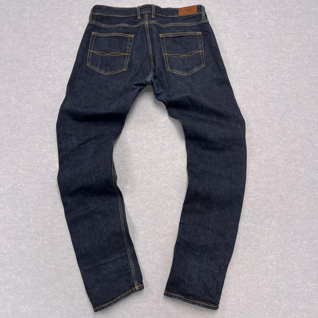 Rodd & Gunn Sutton Straight Fit Italian Denim Dark Wash Jeans W34L (34x34)