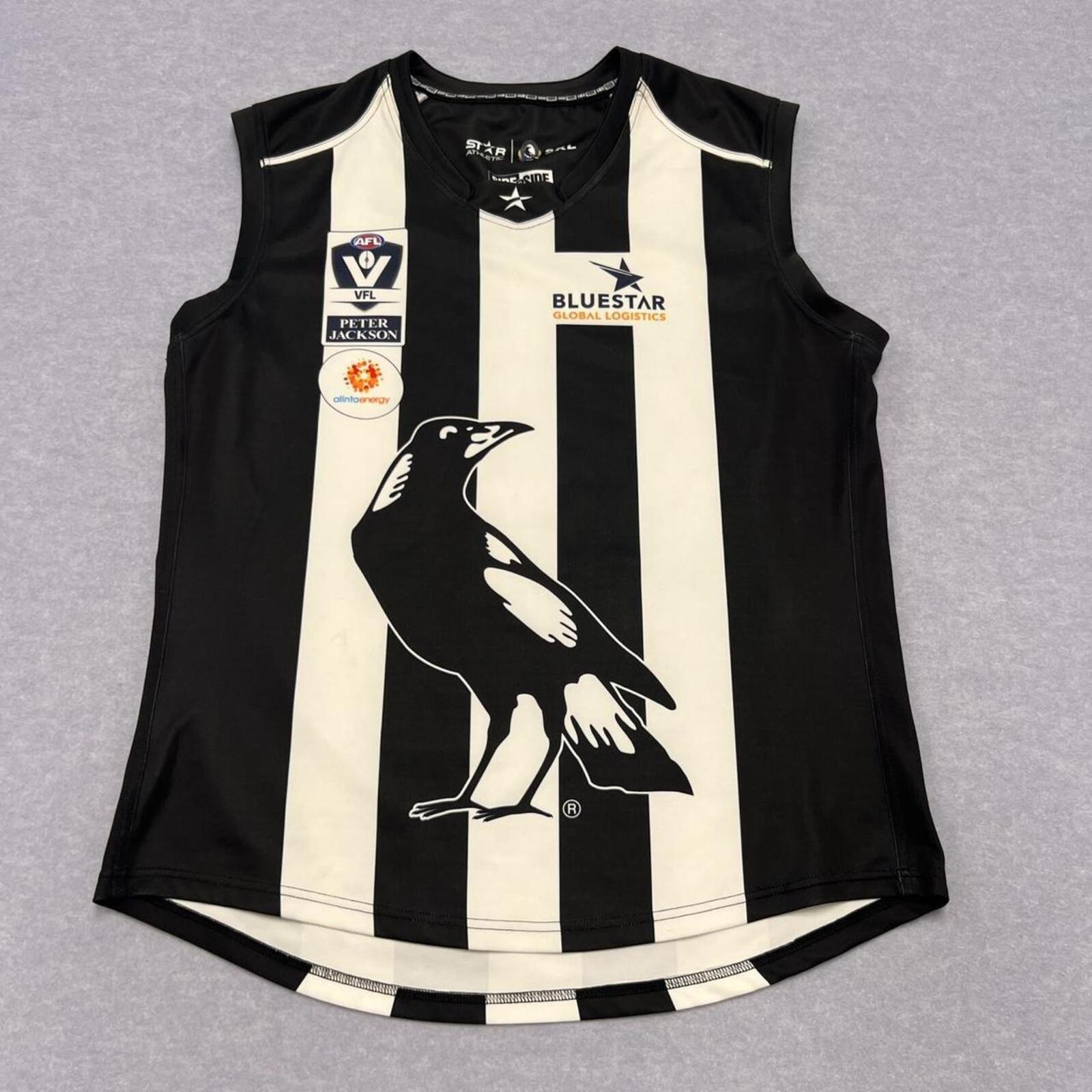 Vintage Collingwood Magpies VFL Star Athletic Rare AFL Guernsey Jersey Men’s 2XL