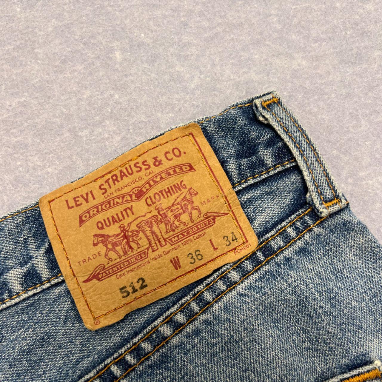 Vintage 2000 Levi's 512 Made In Australia Medium Wash Denim Straight Jeans W36 L34