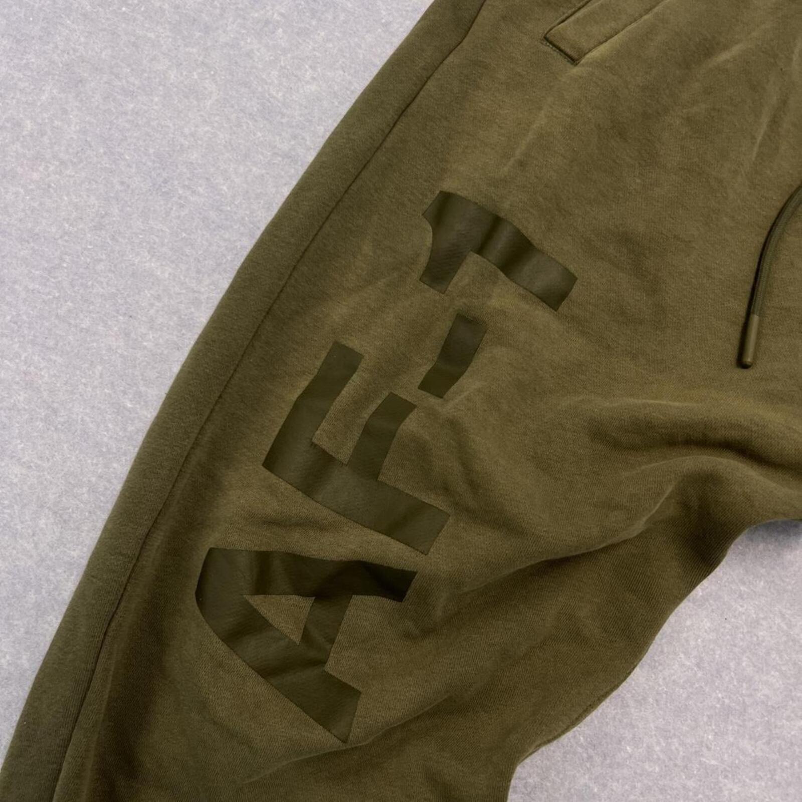 Nike Sportswear Olive Green Fleece Jogger Sweatpants Men's XL