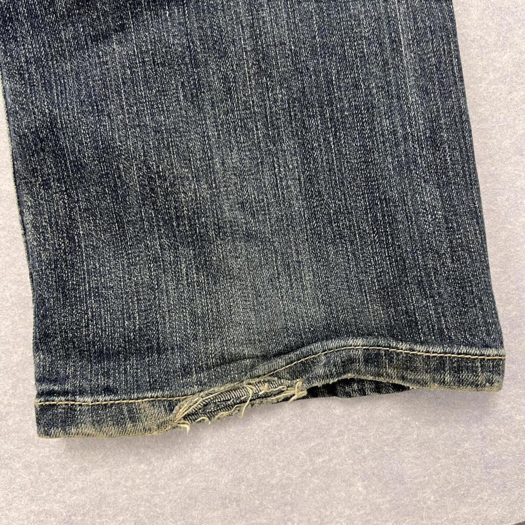 Vintage Cowgirl Tuff Chrome Gypsy Jeans Bootcut Embroidered Y2K Women’s W27 L35