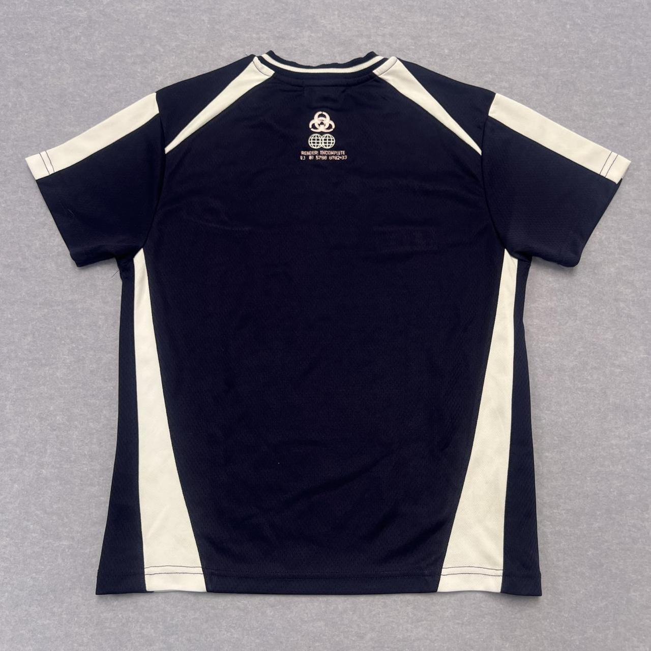 Neovision Streetwear Rave Mesh Jersey Navy Blue Men’s Oversized XS