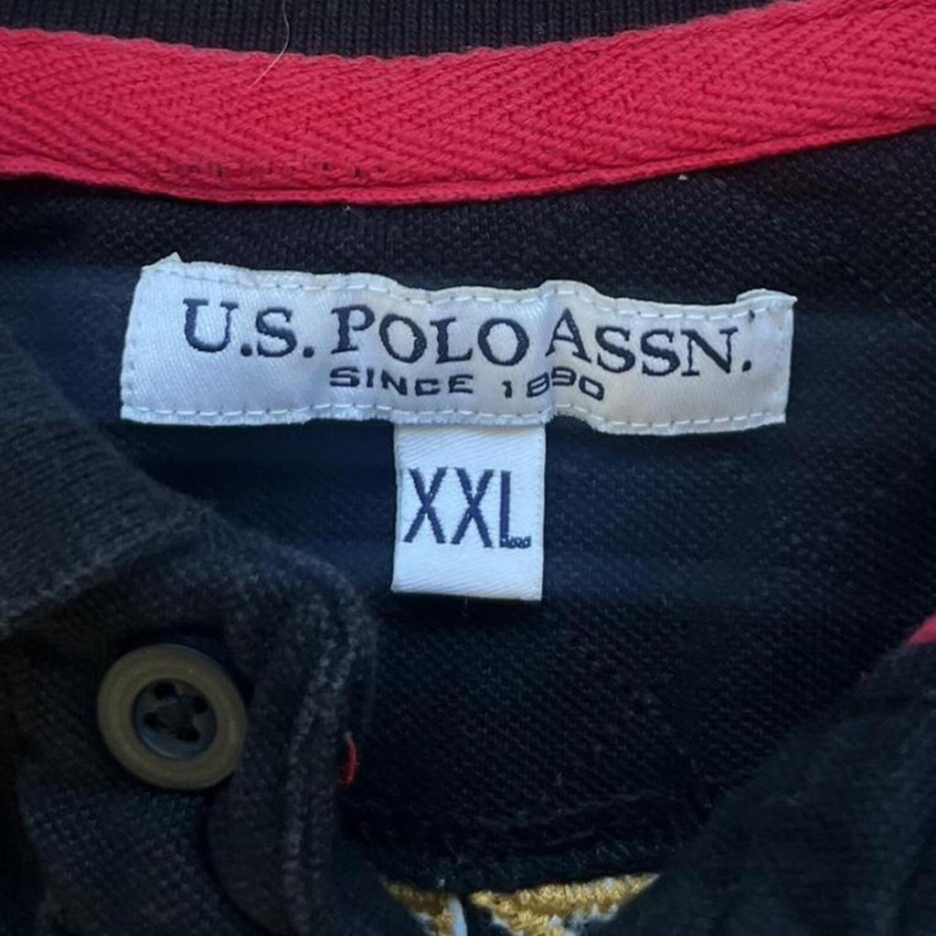 Vintage USPA U.S. Polo Assn Men’s United States Embroidered Patch Flag Men’s XXL