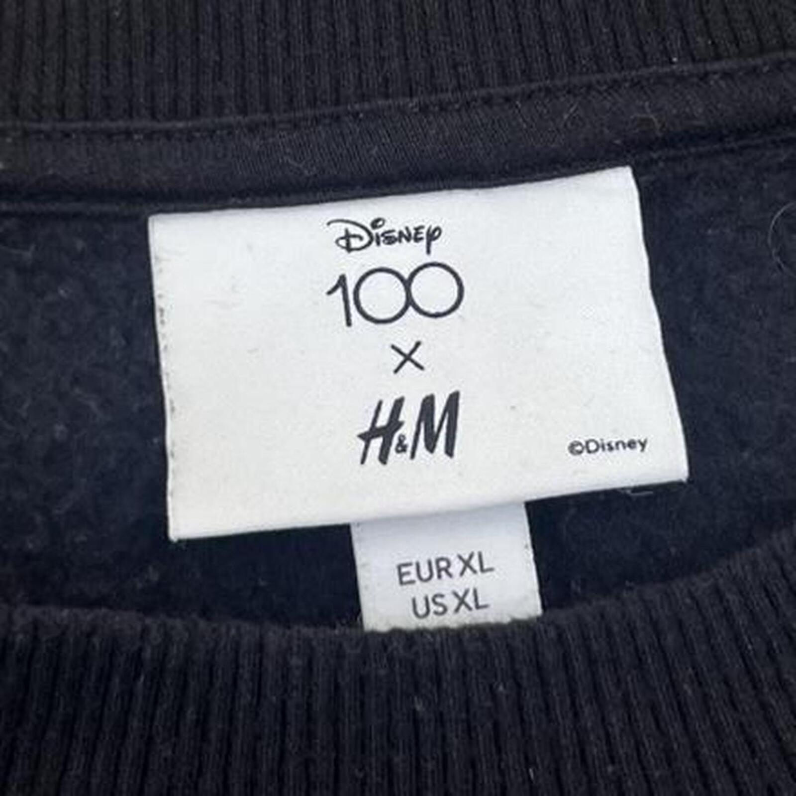 Disney  100 x H&M Trevor Andrew Mickey Mouse Drip Graphic Crewneck Sweatshirt XL