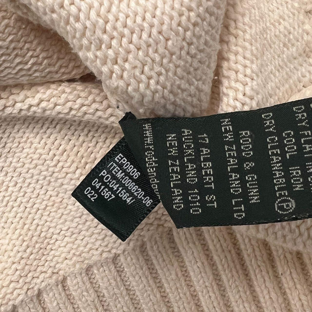 Vintage Rodd & Gunn Marl Pink / Cream Apricot Knit Sweater Jumper Men's Medium