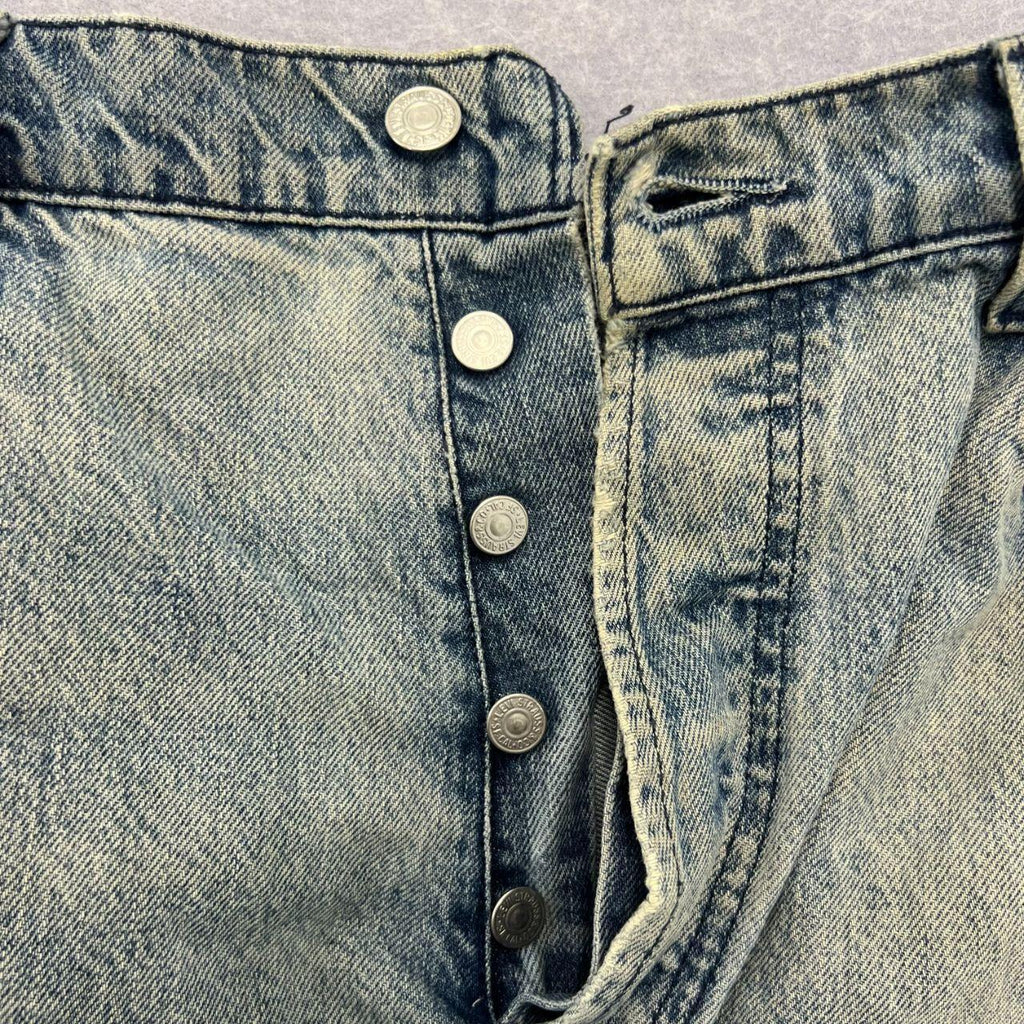 Vintage 1997 Levi's 508 Made In Australia Light Wash Button Fly Denim Jeans W36 L34