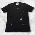 Adidas Men’s R.Y.V Black Outer Space Embroidered Y2K Graphic T-Shirt Small