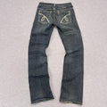 Vintage Cowgirl Tuff Chrome Gypsy Jeans Bootcut Embroidered Y2K Women’s W27 L35