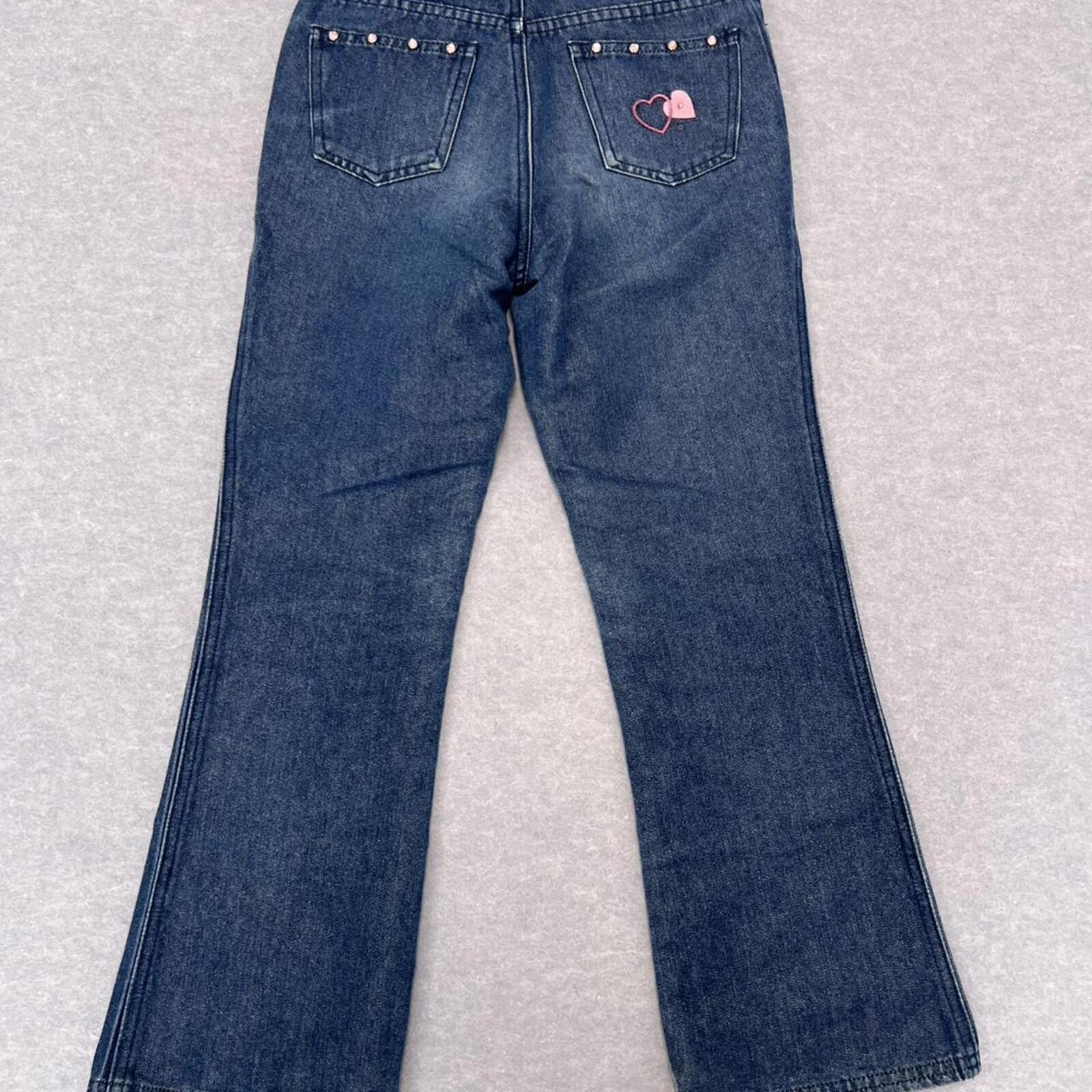 Vintage 2001 Warner Bros. Studio Store Tweety Bird Y2K Bootcut Jeans Youth 10