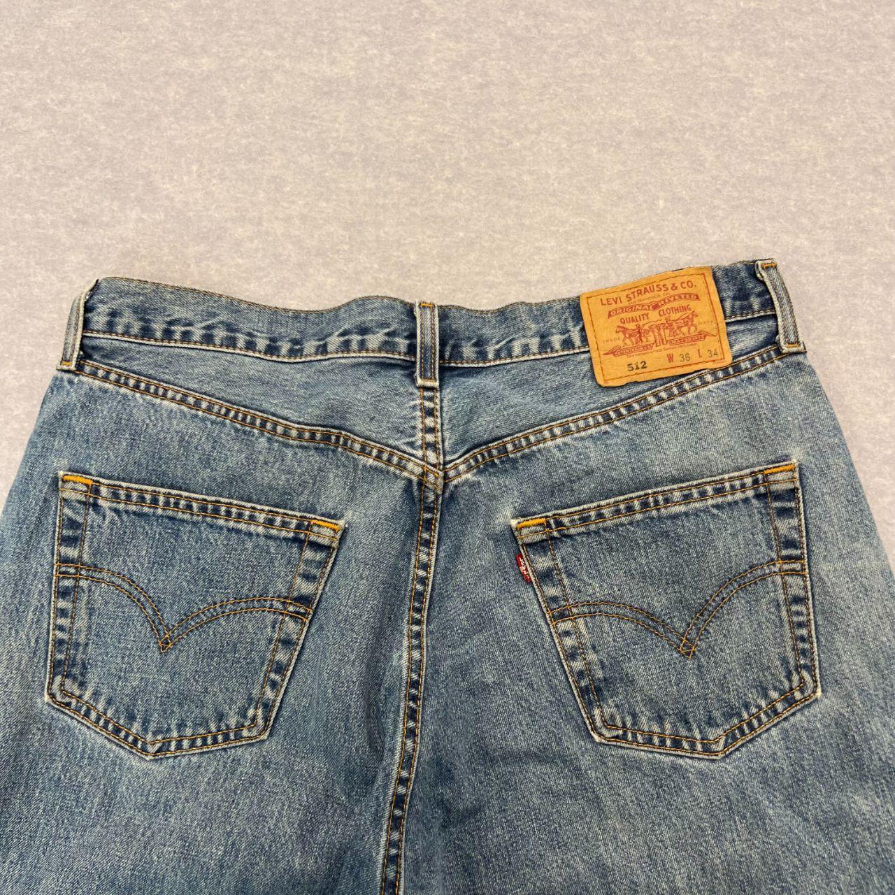 Vintage 2000 Levi's 512 Made In Australia Medium Wash Denim Straight Jeans W36 L34