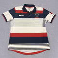 BLK Melbourne Rebels Rugby Jersey Polo Striped Men's XL